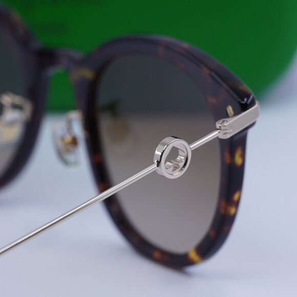 Kate Spade KEESEY/G/S 0086 HA Round Sunglasses - Havana/Gold/Brown main image 9